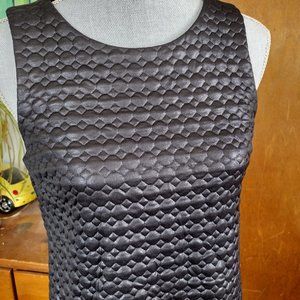 Elle Collection Women's Drop Waist Bubble Texture tank Dress Sz XS